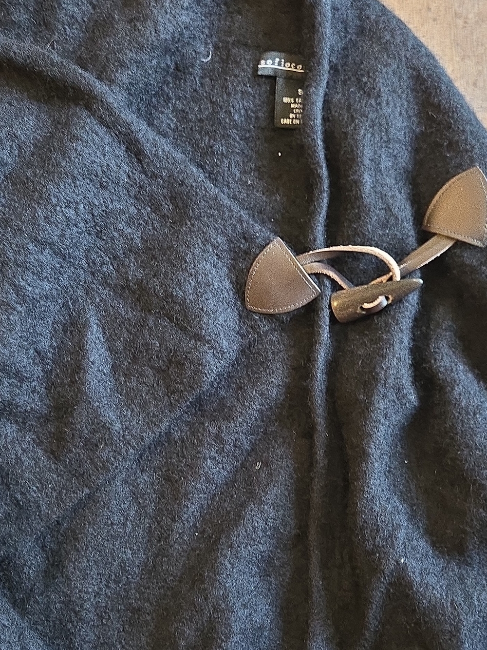 Sofia Cashmere Black 100% Cashmere Label Sweater